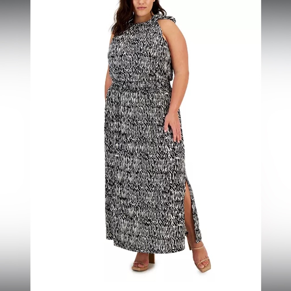 INC International Concepts  Black and White Dress